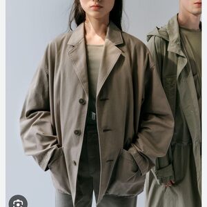 Uniqlo U 2024 SS Boxy Tailored Jacket Small Grey